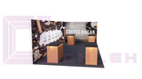 Creative Luminars LED Slat Counter and Signage Unique Design for 20x30 Setup