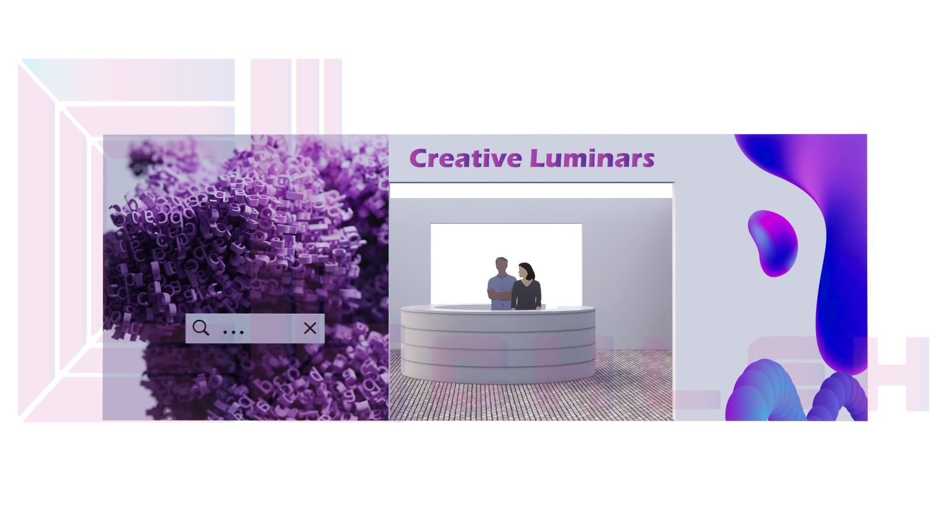 Creative Luminars Seamless LED Video Wall Booth to Shine Any Trade Show 20x20