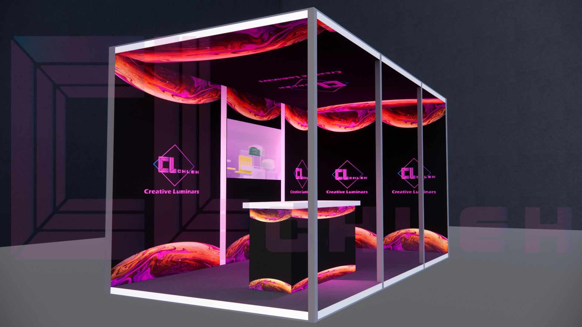 Unfold The Full Luminosity & Variety of Colors With Creative Luminars Exhibition Booth 20x10