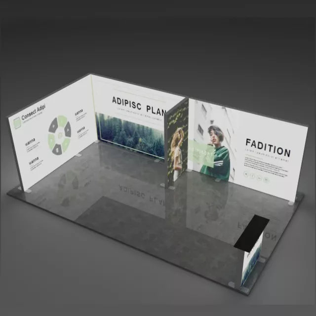 Portable Lightweight Trade Show Booth Backlit Trade Show Display Can Meet The Needs of Various Sizes