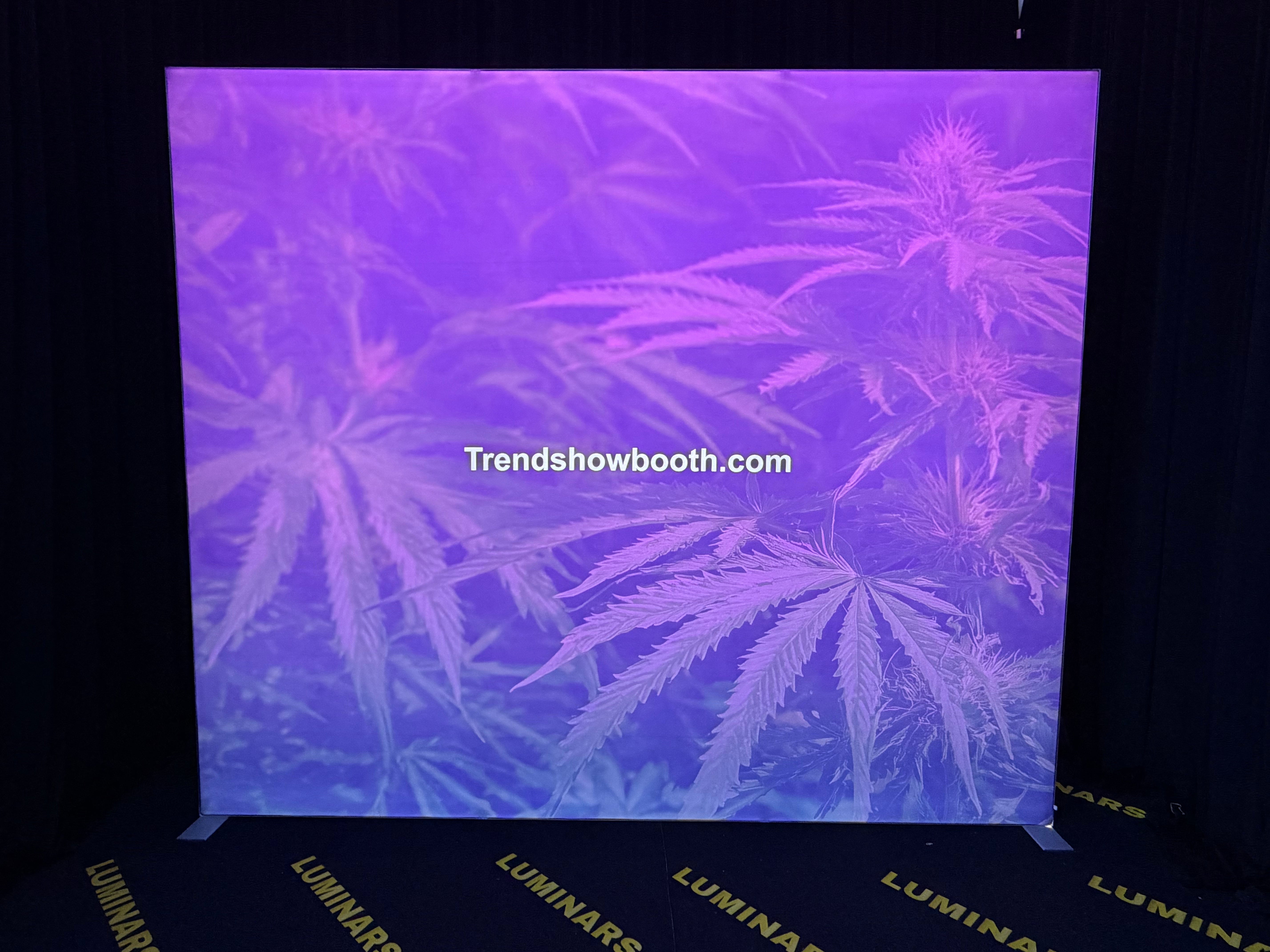Portable Backlit Wall 3m × 2.5m with Carry Bags