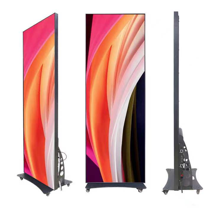 Economical Poster LED Screen Stand For Exhibition And Retail Shop Use ...