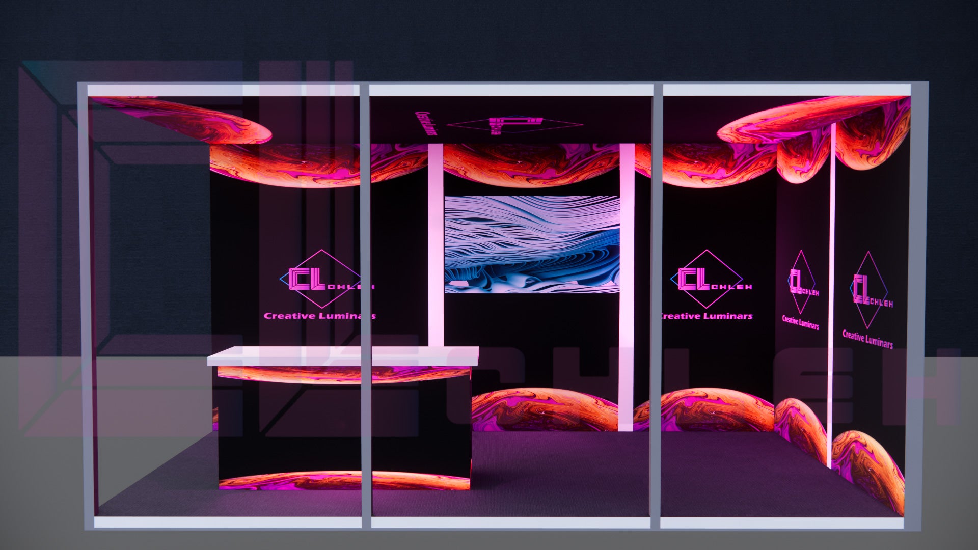 Unfold The Full Luminosity & Variety of Colors With Creative Luminars Exhibition Booth 20x10