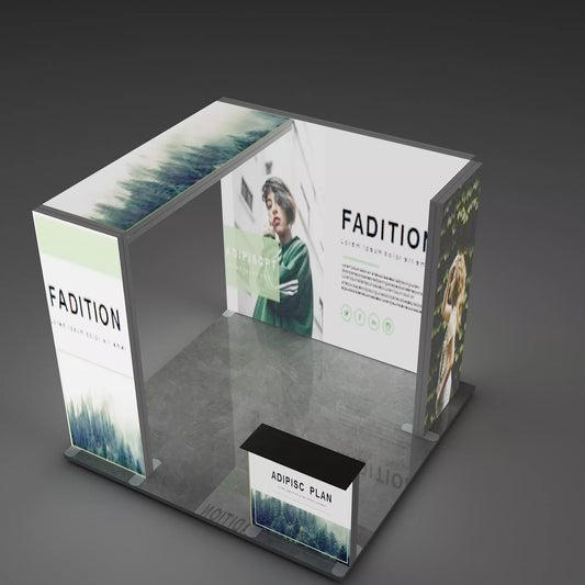 Versatile Backlit Trade Show Display: Portable, Lightweight, And Tailored To Any Space