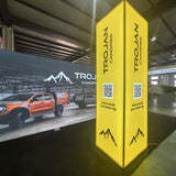 10x20 L Shape tarde show booth, Trojan Canopies