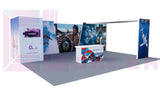 NBAA 2024 Exclusive Booth from Creative Luminars with Arch & Storage 20 x 30