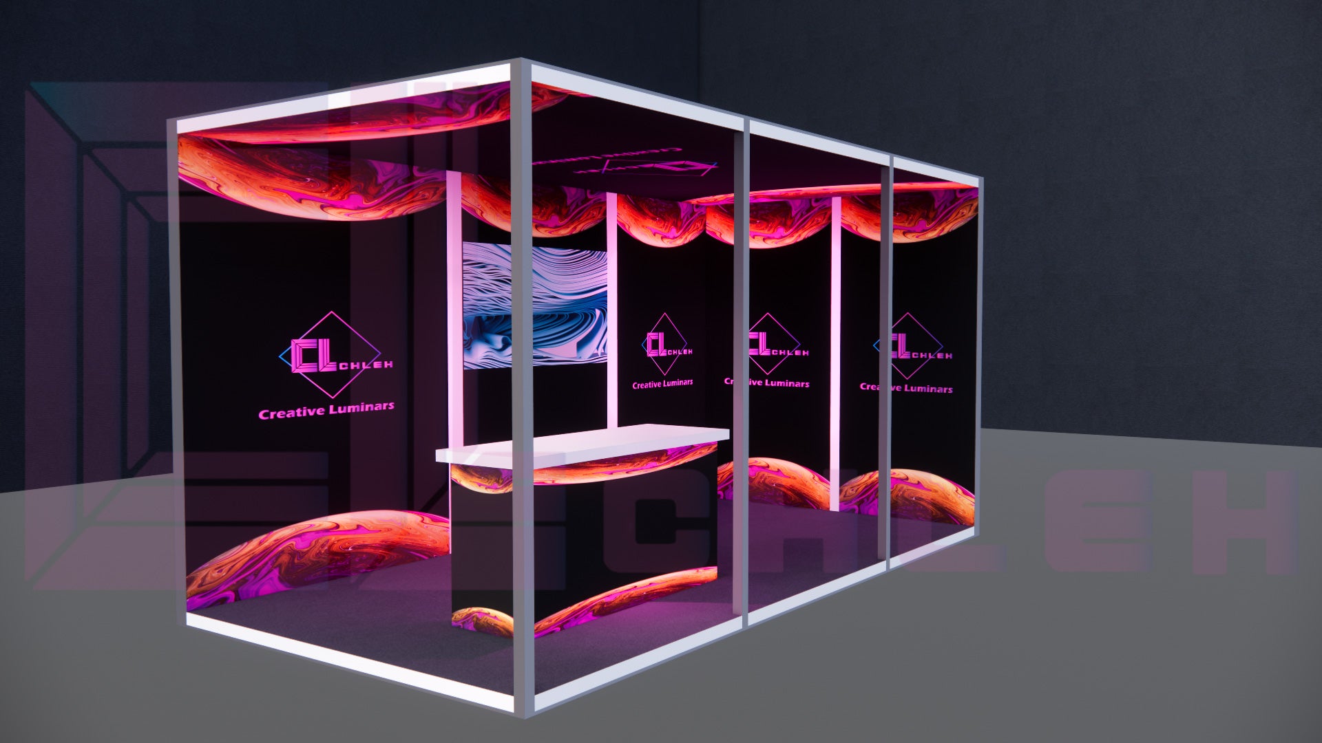 Unfold The Full Luminosity & Variety of Colors With Creative Luminars Exhibition Booth 20x10