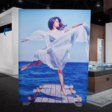 Free Standing SEG Fabric Display Lightbox for Brand Retails Shop