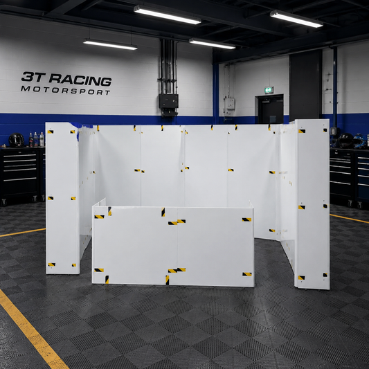 Pit Garage Seamless Walling System for Motorcycle and Car Motorsport Teams
