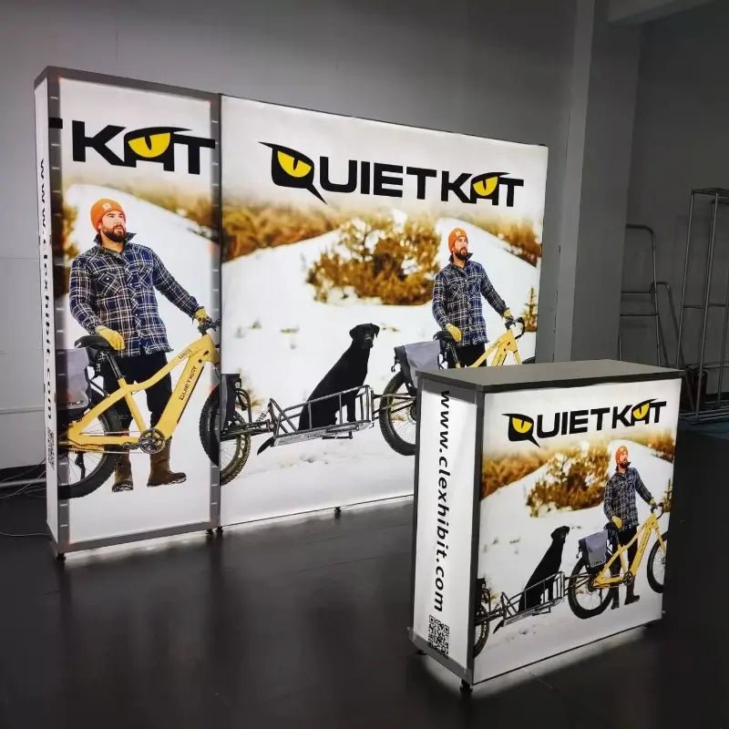 8'x10' Illuminated SEG POP Up Trade Show Display