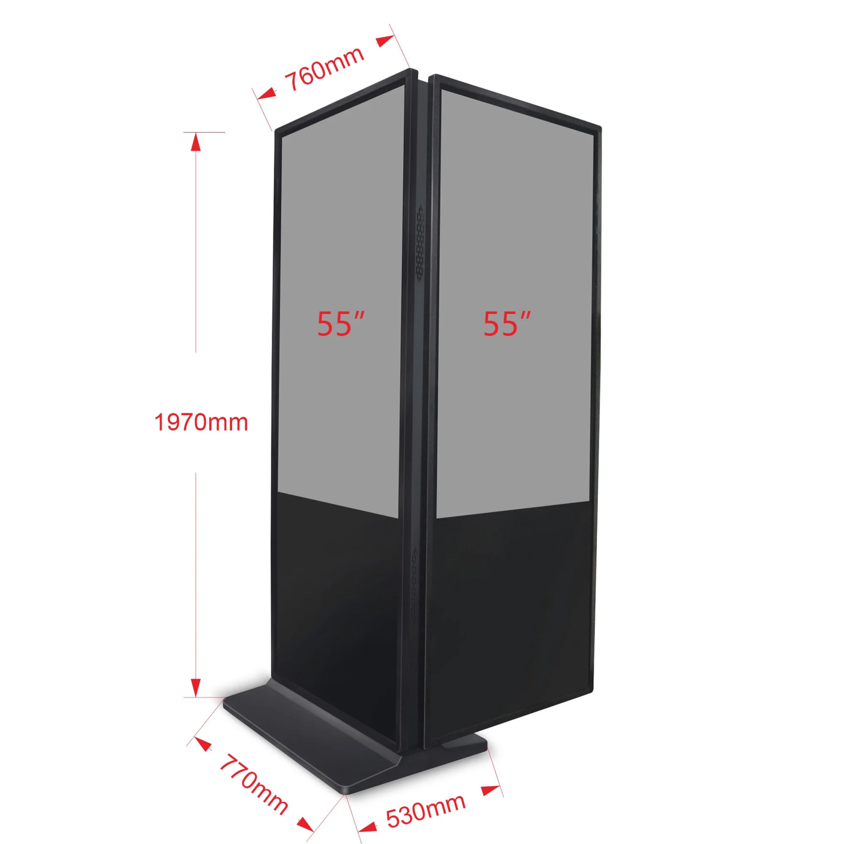 4K Double Sides LCD Touch Screen With Android Operations Systems  CL-LCD55D