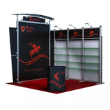 Aluminum Modular 10x10ft Exhibition Stand Compatible Octanorm Systems