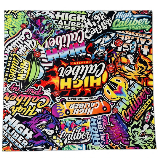 Vibrant Graffiti Style Nylon Trade Show Carpet For Anime Expo Mat