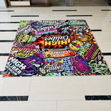Nylon Trade Show Carpet - Custom Size & Printing Expo Flooring Mat