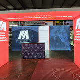 20x20 Backlit Walls with Shelves Stands