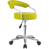 Commercial Bar Stool Adjustable Swivel Pub Chair for Trade Show Coffee Table and Event Booth