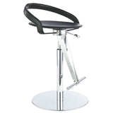 Commercial Bar Stool Adjustable Swivel Pub Chair for Trade Show Coffee Table and Event Booth