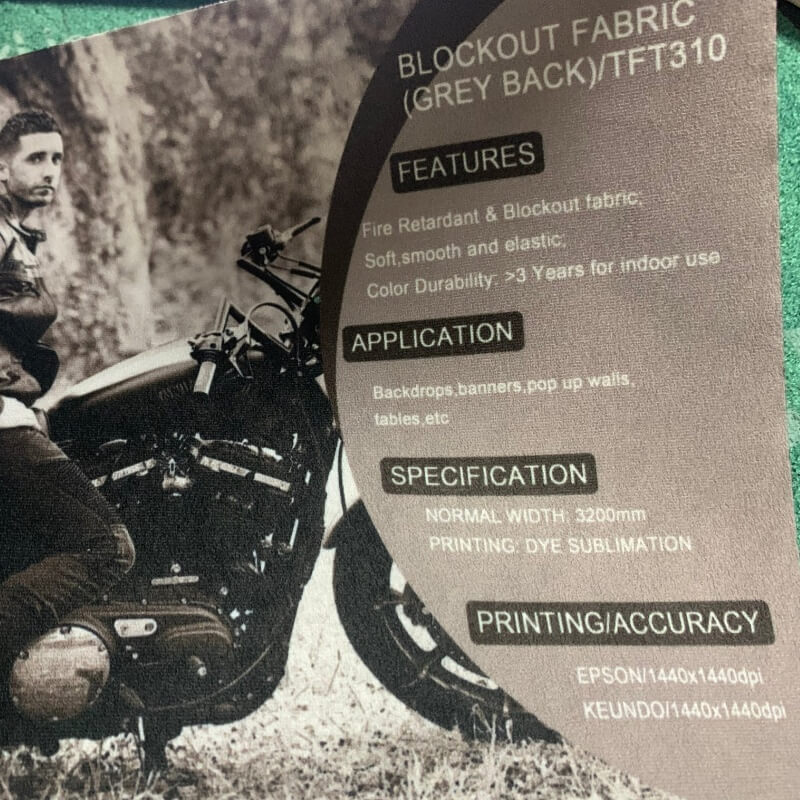 Fabric Lightbox Use Backlit SEG Dye Sublimation Prints