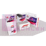 Creative Luminars Car Show Booth 20x20 with LED Wall