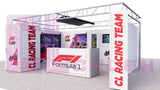 Creative Luminars Car Show Booth 20x20 with LED Wall