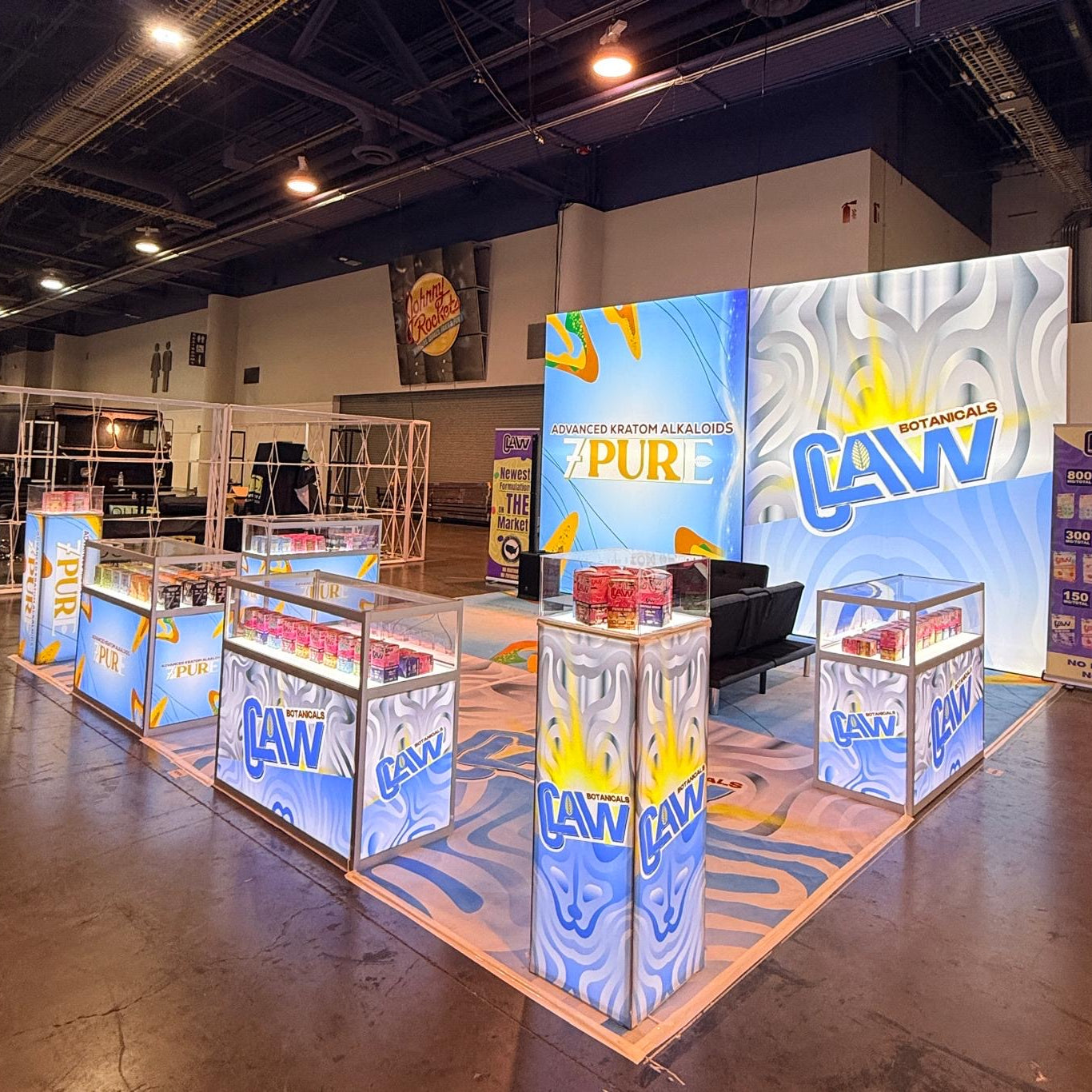 Nylon Trade Show Carpet - Custom Size & Printing Expo Flooring Mat
