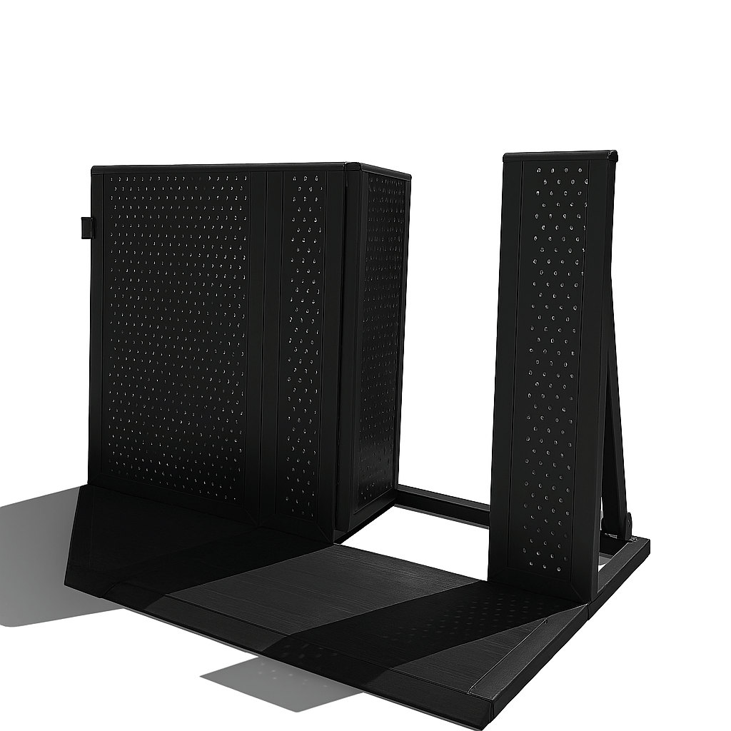 Black Concert Barricade Aluminum Crowd Barrier