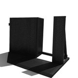 Black Concert Barricade Aluminum Crowd Barrier