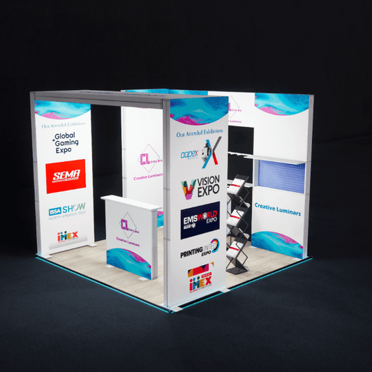 Creative Luminars 10x10 Portable Backlit Booth with Arch