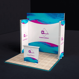Creative Luminars 10x10 Portable Modular SEG Backlit LED Booth