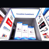 Creative Luminars 20x20 Custom Sized Backlit Display with Stunning Arch