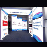 Creative Luminars 20x20 Modular SEG Fabric Lightbox Exhibition Booth