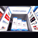 Creative Luminars 20x20 Modular SEG Fabric Lightbox Exhibition Booth