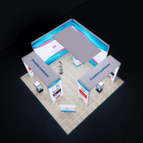Creative Luminars 20x20 Modular SEG Fabric Lightbox Exhibition Booth