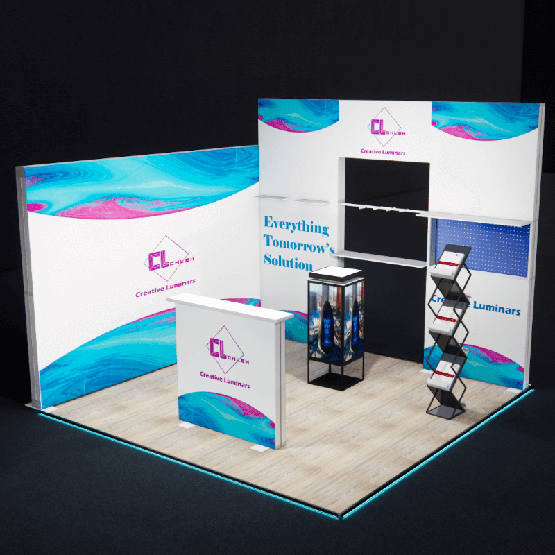Creative Luminars Aluminum Modular SEG Lightbox 10x10 size