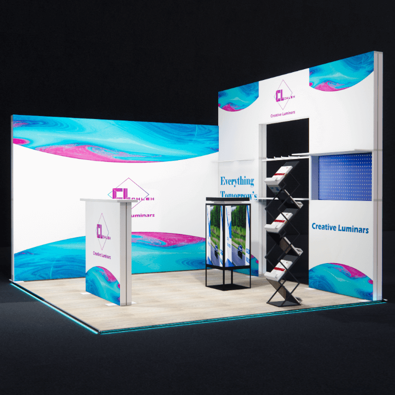 Creative Luminars Aluminum Modular SEG Lightbox 10x10 size