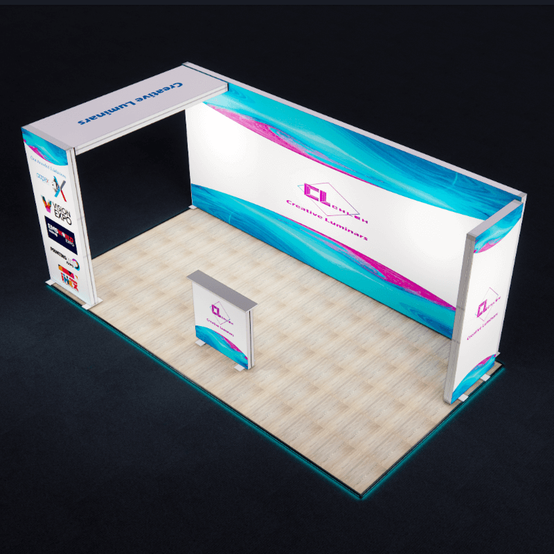 Creative Luminars Portable 10x20 SEG Backlit LED Show Displays
