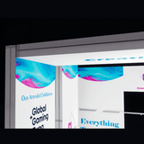 Creative Luminars Portable Exhibition Display 10X20 with Backlit