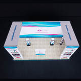 Creative Luminars Portable Exhibition Display 10X20 with Backlit