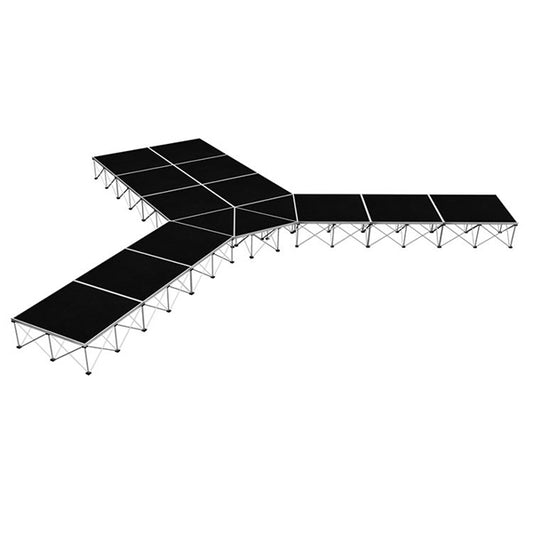 Custom - Shaped Aluminium Portable Stage Platform – Premium Hotel & Event Solution