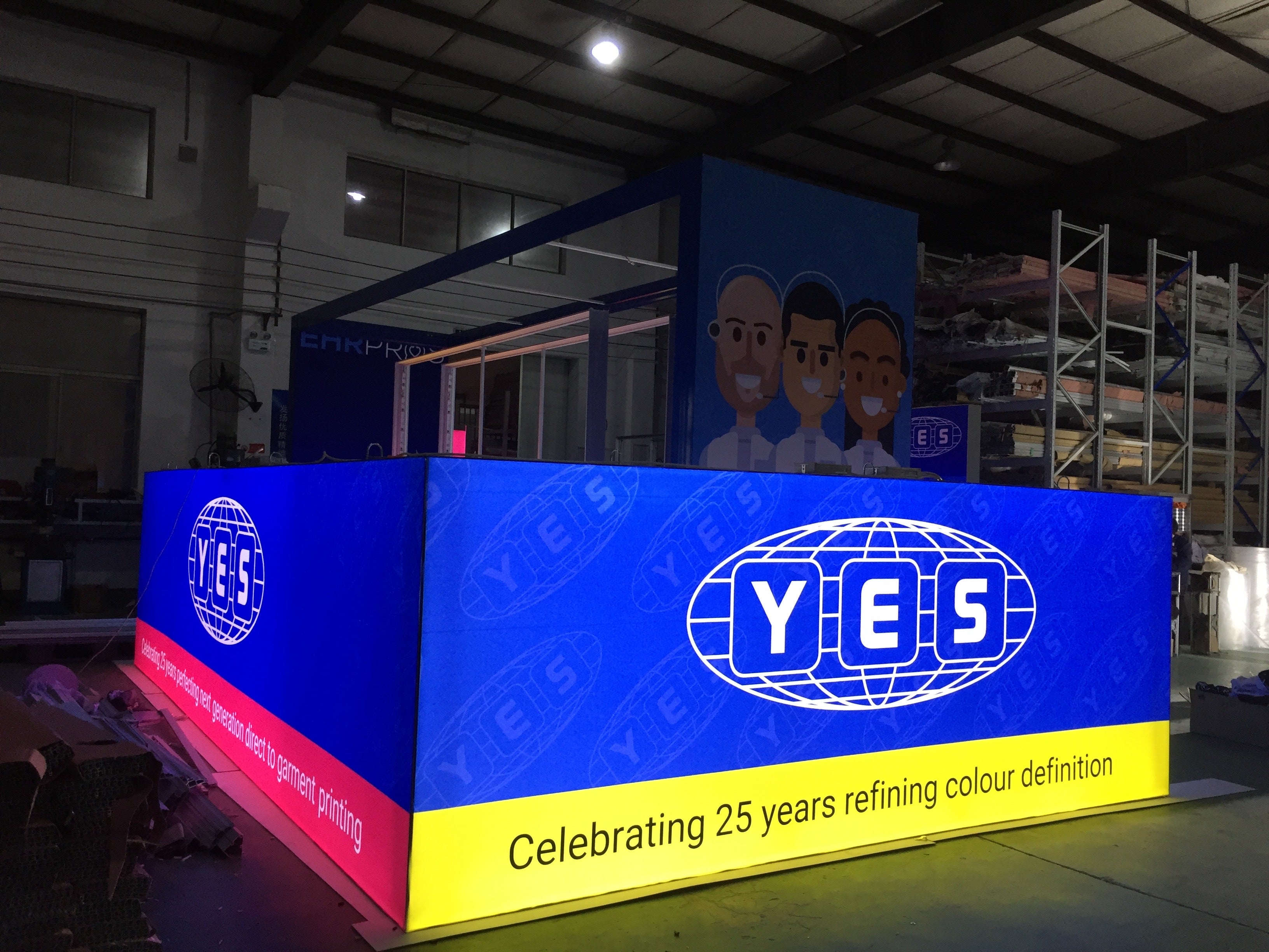 Custom Trade Show Sky Hanging Banner LED Sign