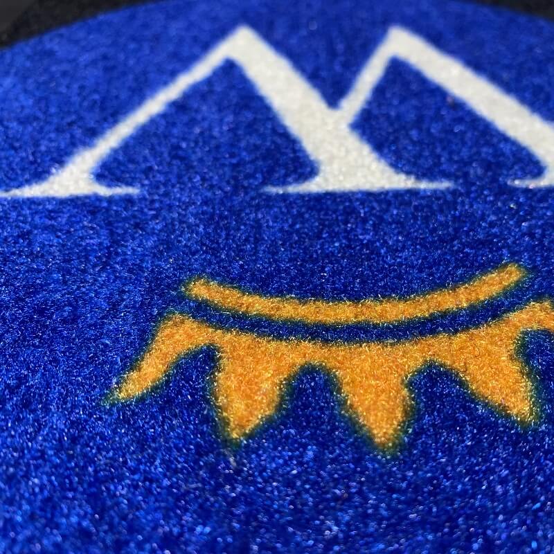 Customized 420g Single Yarn Trade Show Carpet Tiles For Your Trade Show Display