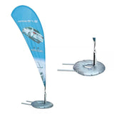 Teardrop Shape Trade Show Beach Flag D-B001