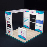 Creative Luminars 10x10 SEG Backlit LED Booth with Stunning Arch