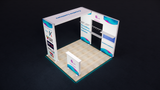 Creative Luminars 10x10 SEG Backlit LED Booth with Stunning Arch