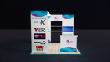 Creative Luminars 10x10 SEG Backlit LED Booth with Stunning Arch