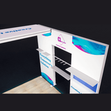 Creative Luminars 10x10 SEG Backlit LED Booth with Stunning Arch