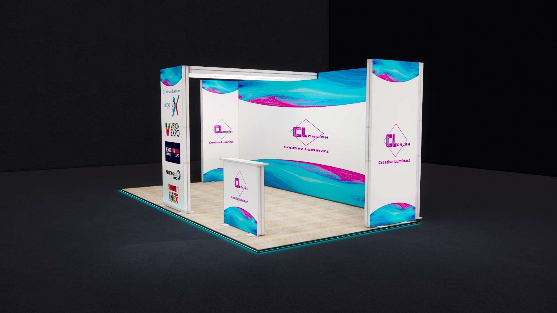 Portable and Easy to Set Up 10x20 LED Frame Exhibition Display