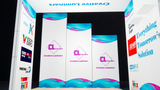 Creative Luminars Portable 10x20 LED Lighting Fabric Show Display Booth