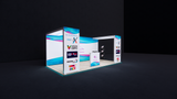 Creative Luminars  Portable Exhibition Display 10X20 with Backlit