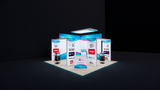 Creative Luminars 20x20 Modular SEG Fabric Lightbox Exhibition Booth